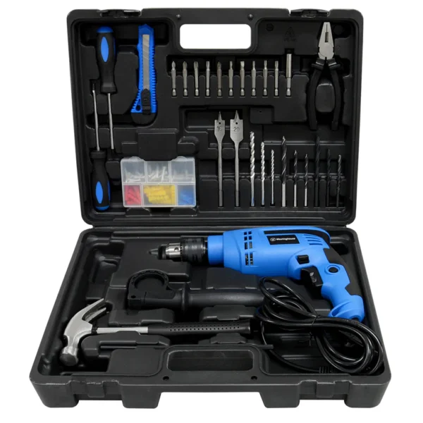 Juego de taladro de impacto 13mm de longitud y 710W de potencia