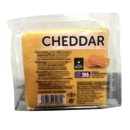 Queso Cheddar Rojo Tacos de 300 gr