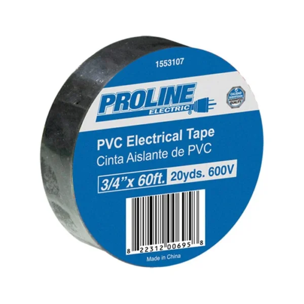 Tape eléctrico UL de PVC negro
