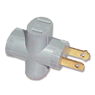 Toma corriente múltiple de vinyl 125V 15A