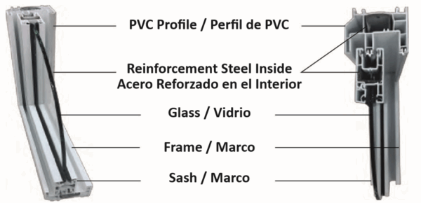 Ventanas de PVC con malla mosquitera - Imagen 6