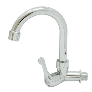 llave cromada sencilla de ABS para pared de fregadero